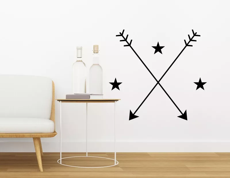 Wandtattoo Stars with Arrows
