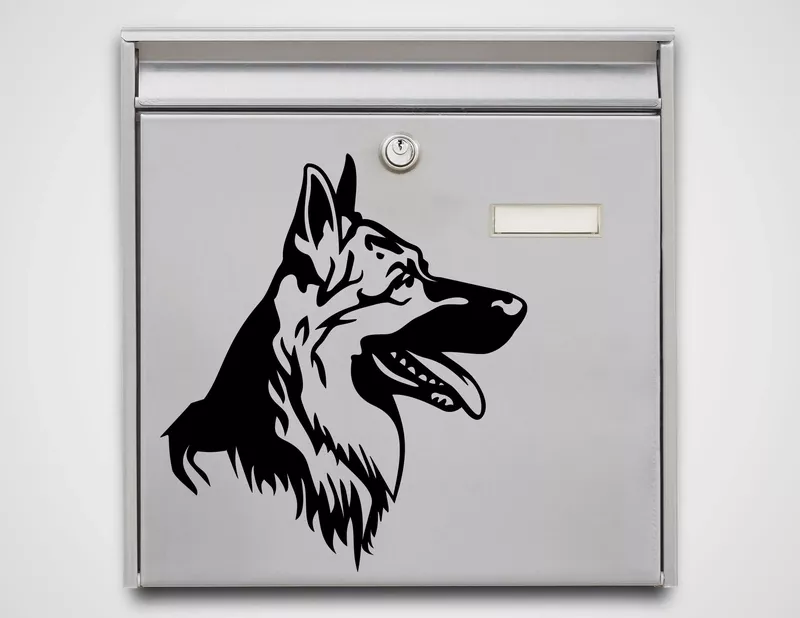 Wandtattoo Schäferhund Butch