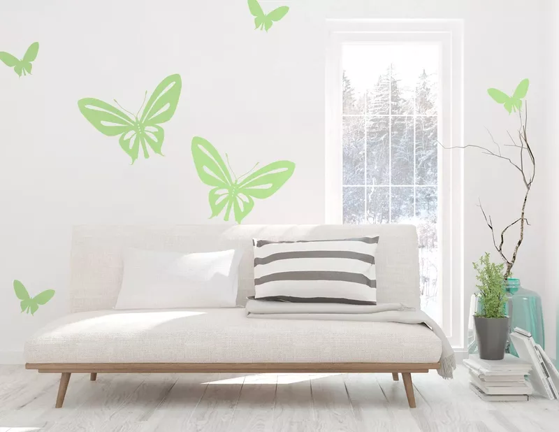 Wandtattoo Schmetterlingsausflug