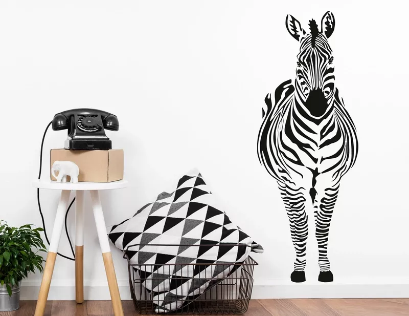 Wandtattoo Zebra Zazou