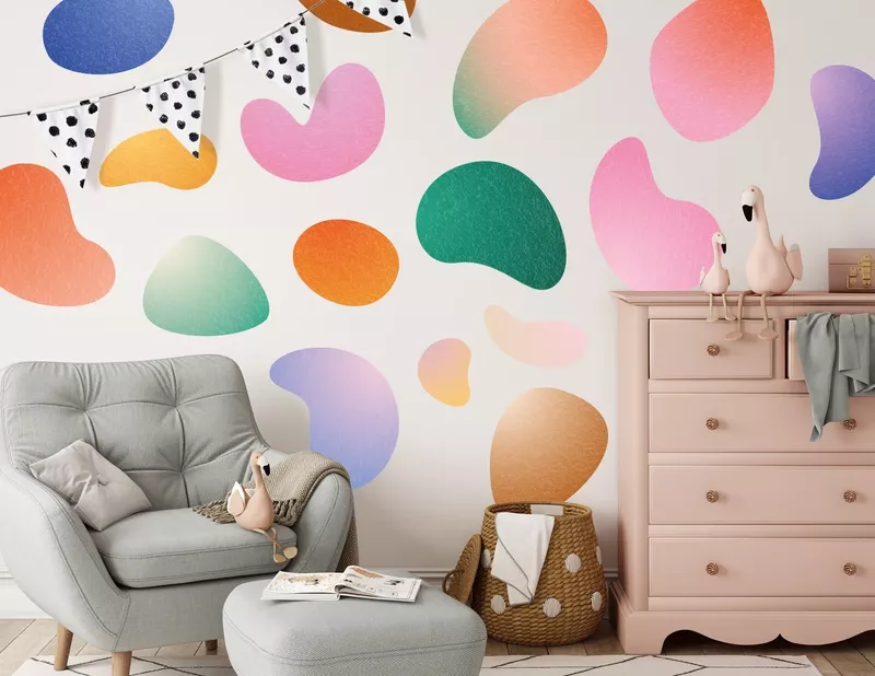 Wandtattoo Abstrakte Farbwelt