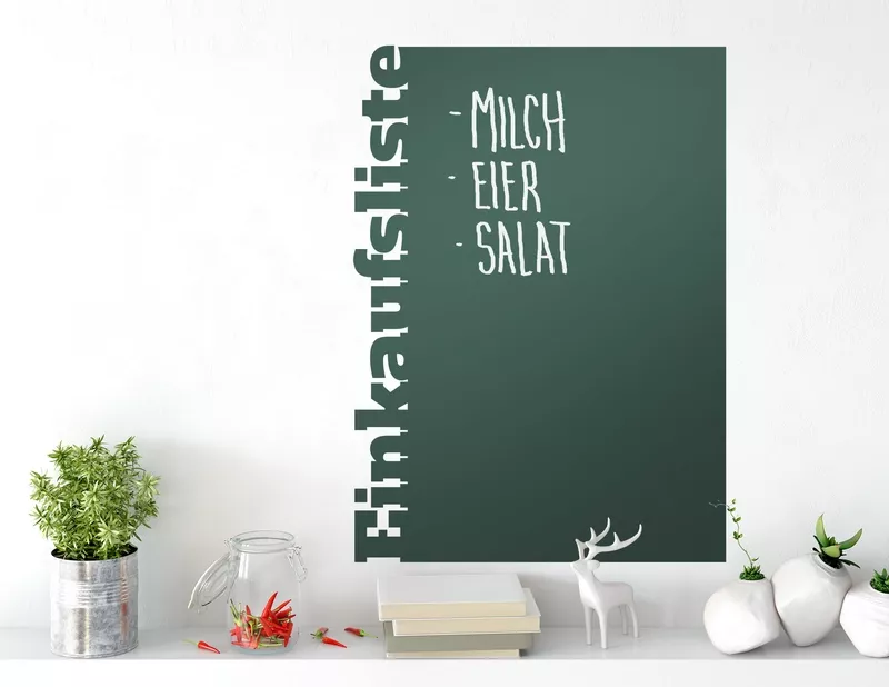 Tafelfolie Einkaufsliste