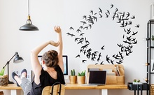 Wandtattoos mit Vögeln & Schmetterlingen