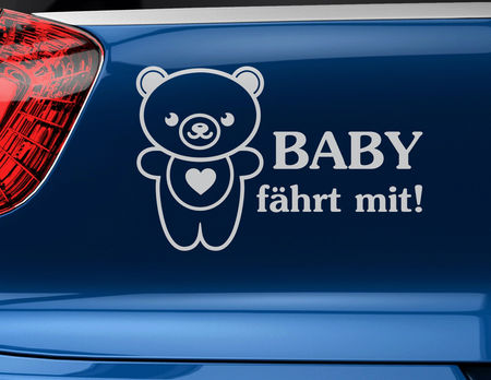 Autoaufkleber Personalisiert Baby on Board Namen Selbst Gestelten 