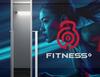 Fenster-Lochfolie Anwendungsbeispiel Fitness-Center, Wellness & Sauna