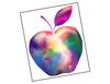 Lieferansicht Apfel mit Regenbogen-Galaxie