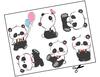 Lieferansicht Cartoon Panda Bunch
