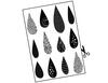 Lieferansicht Black Raindrops