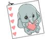 Lieferansicht Babyelefant Emmi