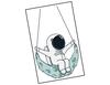 Lieferansicht Astronaut Arthur‘s Mondschaukel
