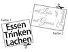 Lieferansicht Essen Trinken Lachen