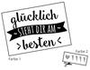 Lieferansicht Glücklich steht Dir