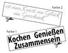 Lieferansicht Kochen ist eine Kunst