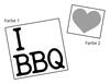 Lieferansicht I love BBQ