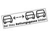 Rettungsgasse bilden Icon