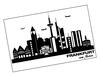 Lieferansicht Frankfurter Skyline