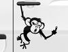 Autoaufkleber Mad Monkey Attitude