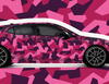 XXL Car-Wrapping Folie PinkGrid
