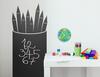 Tafelfolie Buntstifte
